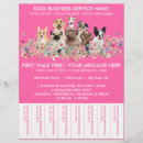 Search for dog walking flyers Dogs