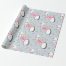 Search for pink penguin wrapping paper Baby