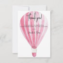 Search for hot air balloon cards Pink