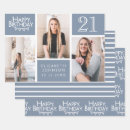 Search for dusty blue wrapping paper Modern