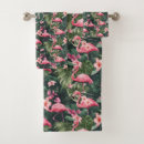 Search for pink flamingo bath towels Flowers