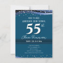 Search for blue class reunion invitations College