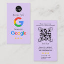 Search for google review business cards Qr code