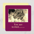 Search for sepia invitations Roses