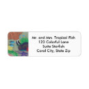 Search for tropical fish return address labels Starfish