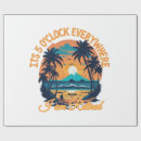 Search for clock wrapping paper Birthday