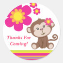 Search for girl monkey stickers Flower