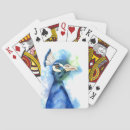 Search for watercolor playing cards Wildlife