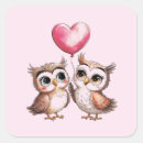Search for heart owl stickers Valentine