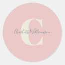 Search for monogram monogrammed initial letter stickers Simple
