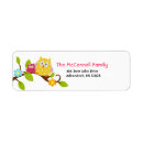 Search for girl owl return address labels Forest