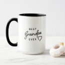 Search for best grandpa ever mugs Modern minimalist