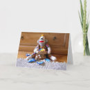 Search for sock monkey birthday cards Humour