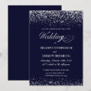 Search for navy blue diamond invitations Glitter