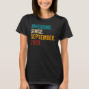 Search for september birthday tshirts Since