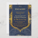 Search for mandala engagement party invitations Gold