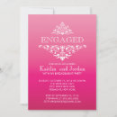 Search for pink engagement party invitations Engaged
