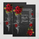 Search for gothic black rose invitations Floral