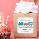 Search for boys train birthday stickers Blue