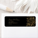 Search for glamour return address labels Black