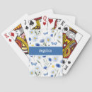 Search for watercolor playing cards Butterflies