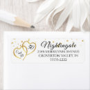 Search for 40th anniversary return address labels Elegant