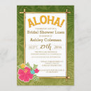 Search for aloha bridal shower invitations Yellow