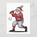 Search for baseball seasonal invitations Santa