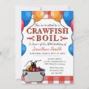 Search for crawfish birthday invitations Cajun