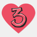 Search for number three stickers Anniversary
