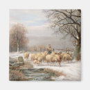Search for winter scenes magnets Mid 20th