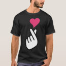 Search for finger heart tshirts Hand