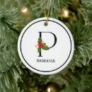 Search for letter p christmas tree decorations Simple