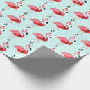 Search for pink flamingo christmas wrapping paper Animal pattern