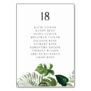 Search for guest names and table cards Greenery
