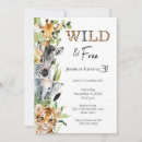 Search for wild and free invitations Safari