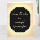 Search for special granddaughter birthday cards Stylish