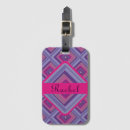 Search for tartan luggage tags Monogram initials