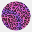 Search for purple animal pattern stickers Leopard