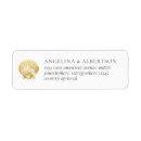 Search for beach shells return address labels Simple