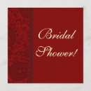 Search for brocade invitations Red
