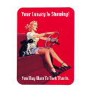Search for pin up girl magnets Red