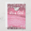 Search for winter princess invitations Crown