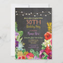 Search for tropical 21st birthday invitations Aloha
