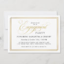 Search for elegant gold engagement party invitations Getting married