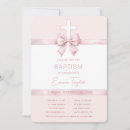 Search for ribbon christening invitations Girl