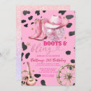 Search for space cowgirl party invitations Western