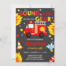Search for firetruck birthday invitations Firefighter party