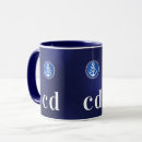 Search for navy blue mugs Blue and white