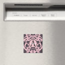 Search for damask monogram magnets Black